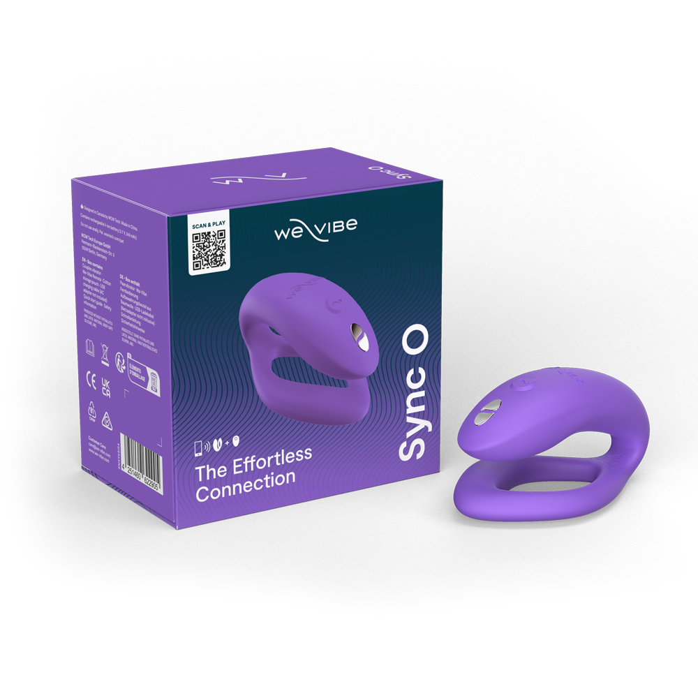 We-Vibe|加拿大 Sync O APP遠端遙控 藍芽雙人共震器 C型BT 亮紫