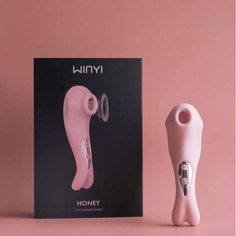 WINYI｜小海馬 潮吹吸吮 按摩器 電動吸吮器(Pink)