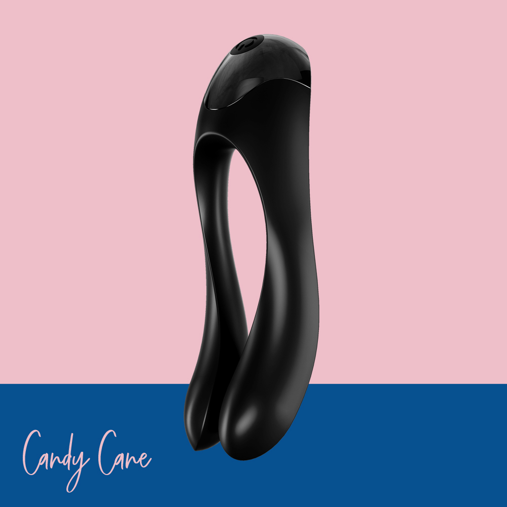 Satisfyer｜德國 Candy Cane 雙臂震動器 震動按摩器 - 黑