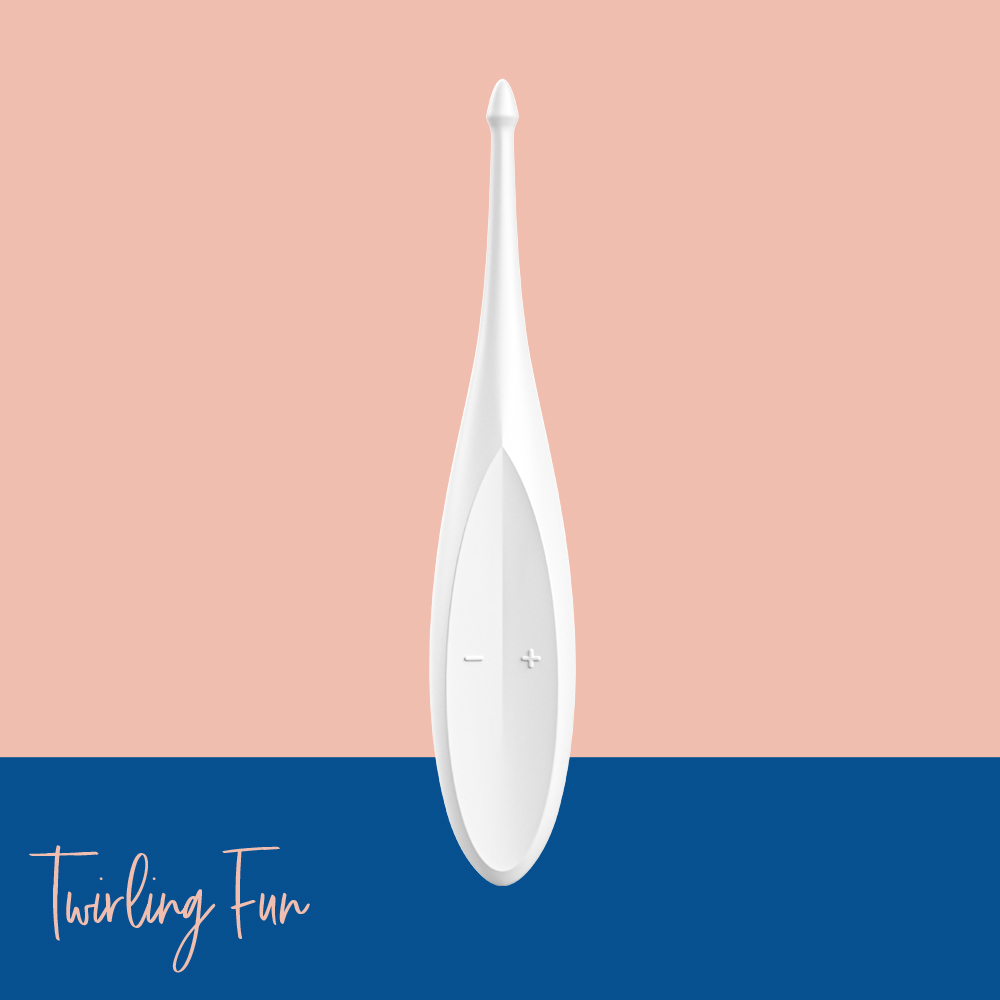 Satisfyer｜德國 Twirling Fun 陰蒂震動器 震動跳蛋 - 白