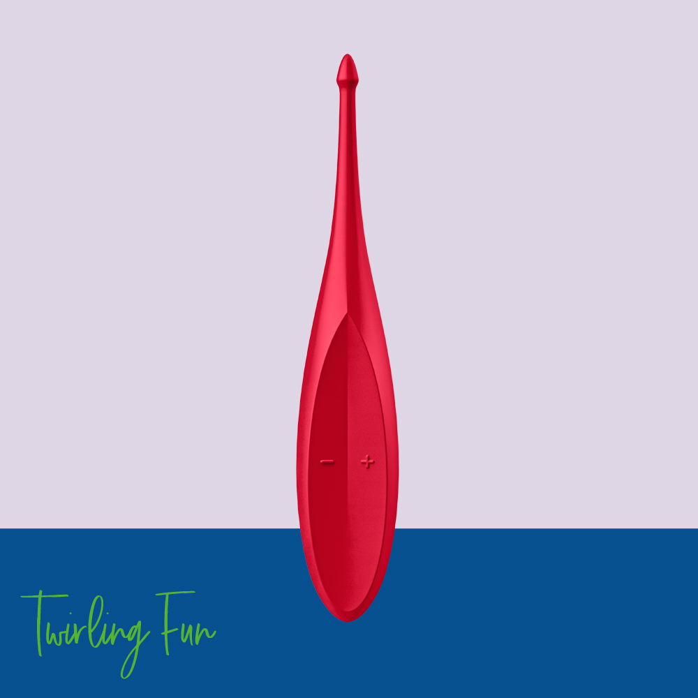 Satisfyer｜德國 Twirling Fun 陰蒂震動器 震動跳蛋 - 紅