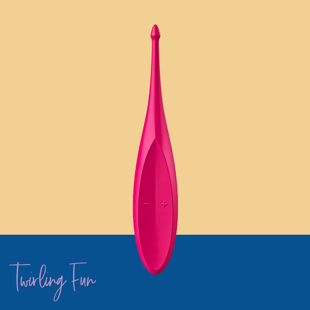 Satisfyer｜德國 Twirling Fun 陰蒂震動器 震動跳蛋 - 桃紅