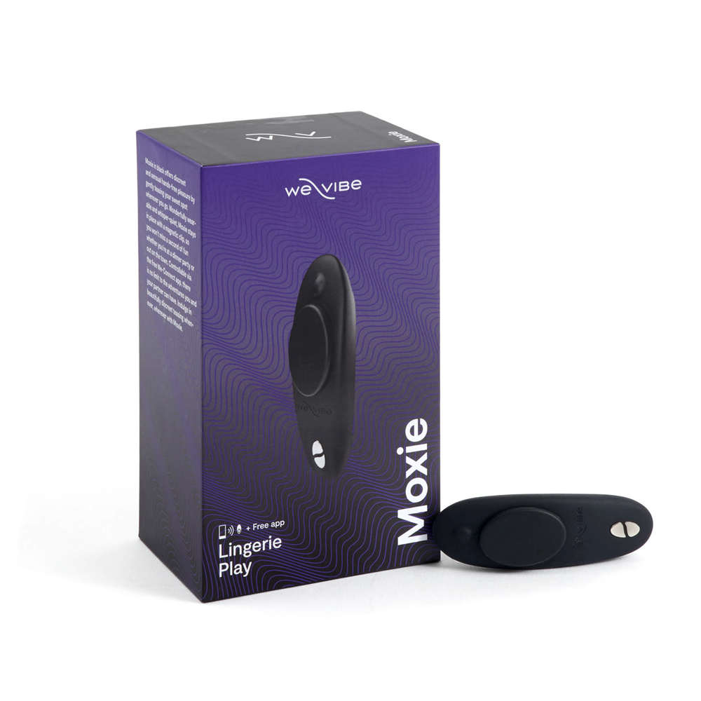 We-Vibe｜加拿大 Moxie 藍牙 佩戴式 陰蒂震動器BT 遙控跳蛋 - 黑