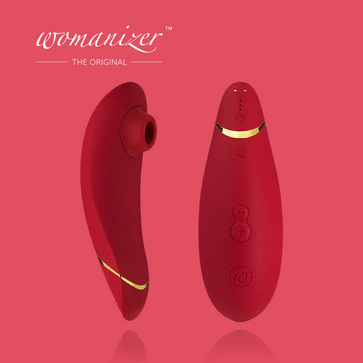 Womanizer｜Premium 陰蒂刺激 吸吮愉悅器 - 玫瑰紅