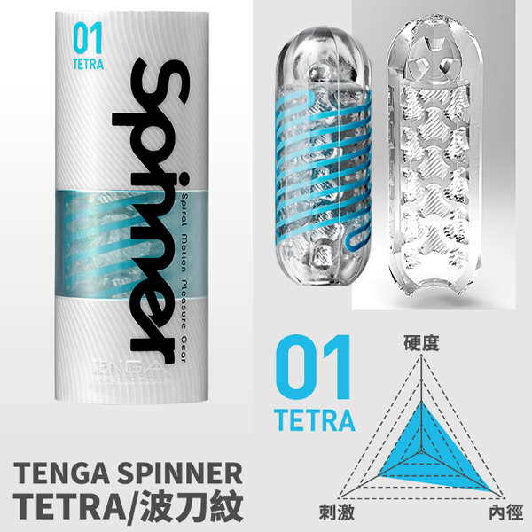 TENGA｜SPINNER自慰杯01 - TETRA 飛機杯