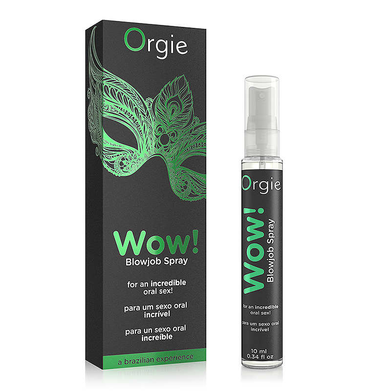 【冰火口交噴劑！舔的他忽冷忽熱！】葡萄牙Orgie-WOW! BLOWJOB SPRAY 天然口交專用噴劑 10ml